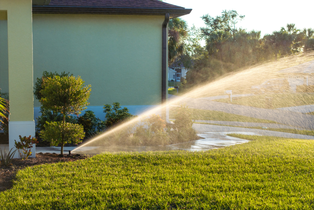 irrigation by a landscaping and garden services company in somerset west